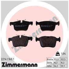 Satz Bremsbeläge Bremsklötze hinten für Land Rover Discovery L550 Range | 572