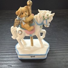 Cherished Teddies Monthly Carousel Figurine- ...