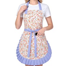 Cute Aprons for Women with Pockets for Cooking, Apron for Kitchen Baking
