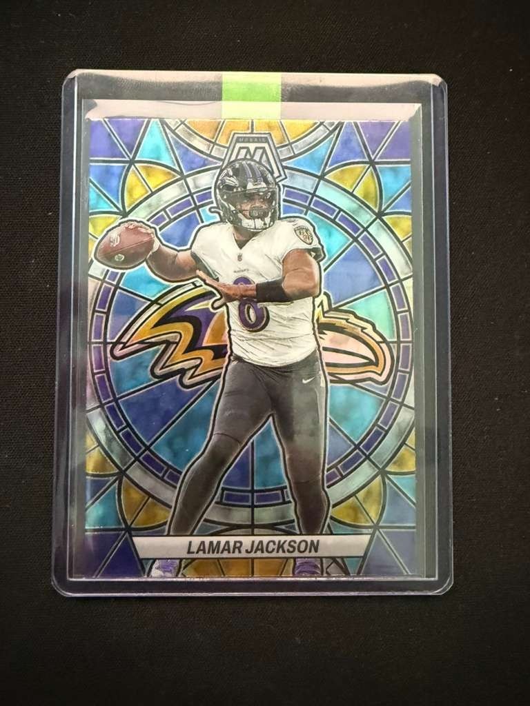 2023 Panini Mosaic - Stained Glass Lamar Jackson #SG-6 CASE HIT