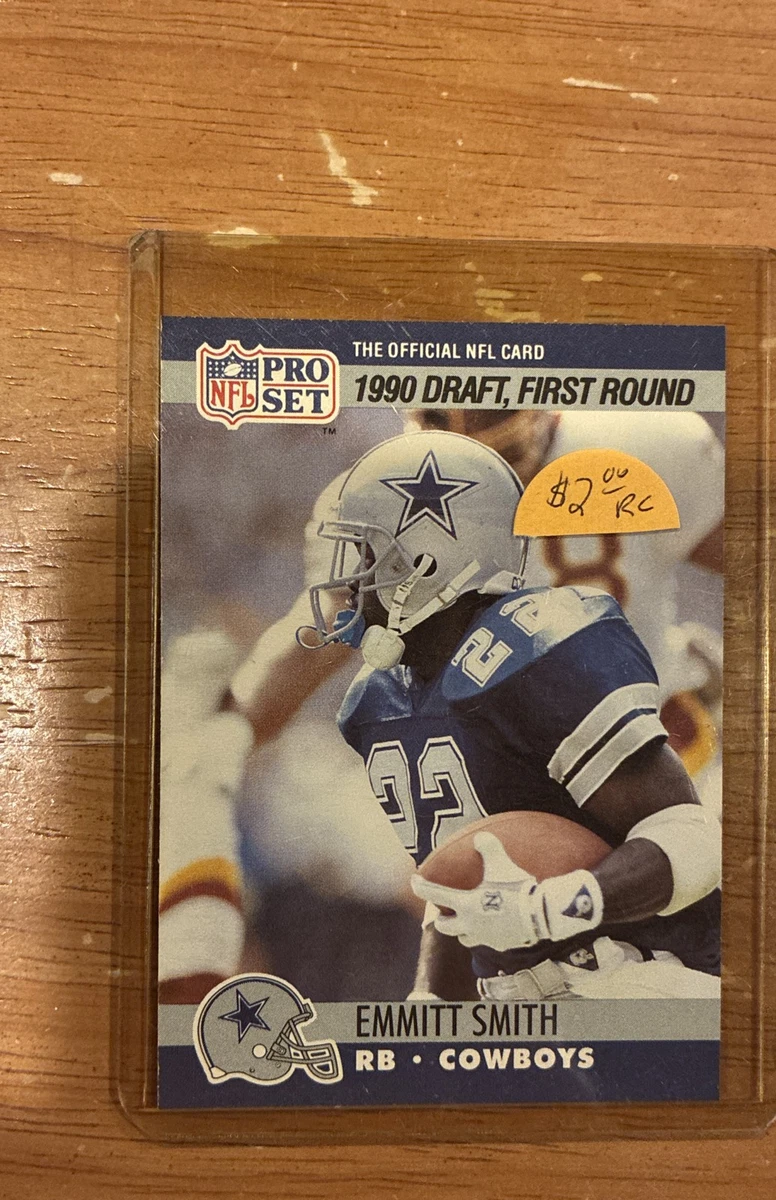 Emmitt Smith Dallas Cowboys Football Pro Set Sports Trading Cards