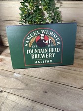 Samuel Webster Fountain Head Brewery Halifax Beer Steel Sign 12 x 8 inch 