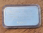 Engelhard Canada Bull Bar Ingot  92229  1oz Silver - Mintage    1000