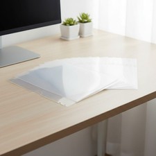 Clear Document Folders - 30 Pack of Plastic for Effortless Organization