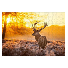 Deer Wildlife Puzzle 120 Piece Custom Handmade Jigsaw Puzzle