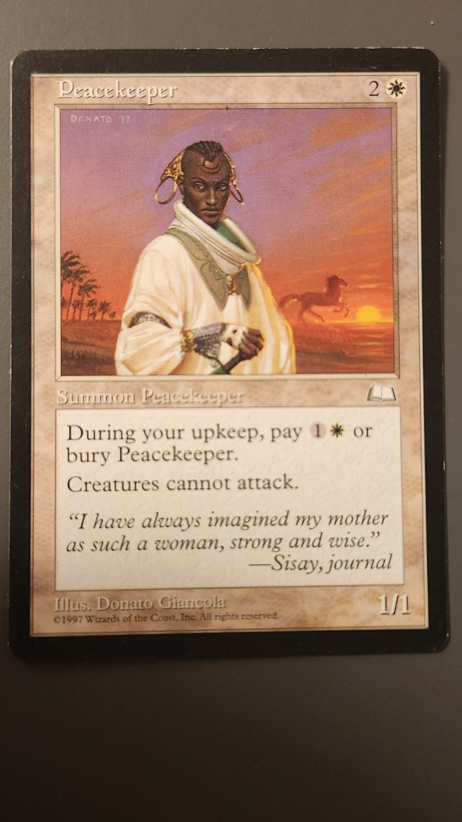 MTG: Magic the Gathering - Weatherlight Expansion: PEACEKEEPER