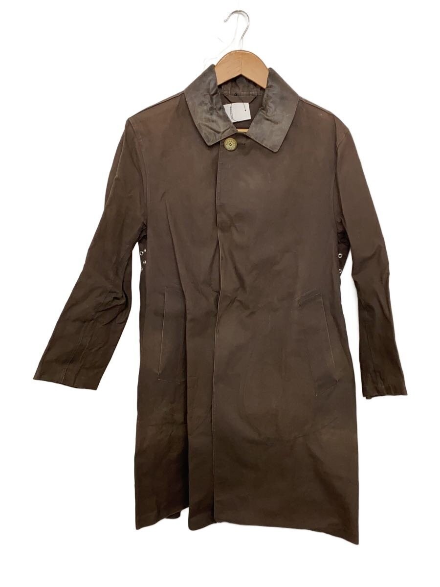 Mackintosh Stainless Steel Collar Coat/Coat/36/Cotton/Brw/Y40-02/Used 3447