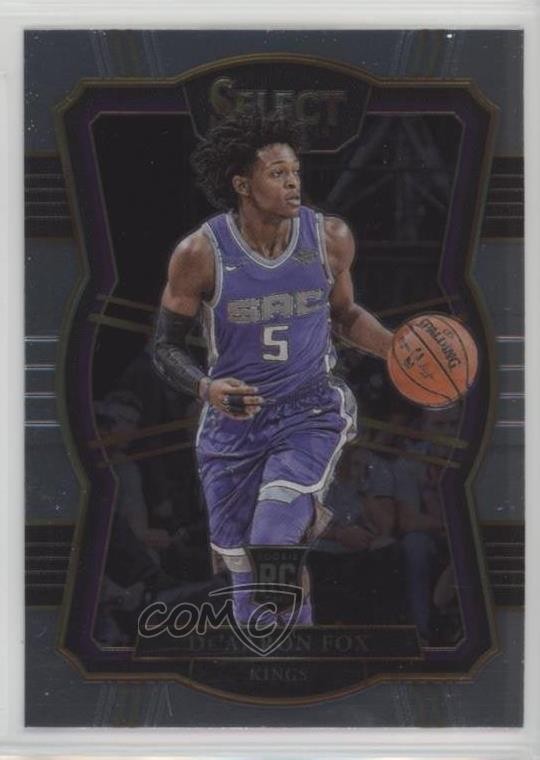 2017-18 Panini Select Premier Level De'Aaron Fox #175 8f4