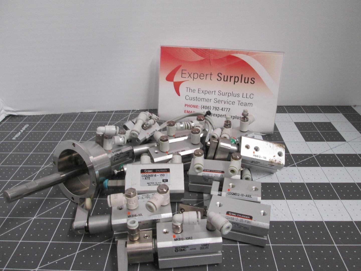 SMC Pneumatic Cylinder MKB12-10L MKB12-20RZ CDQ2KB16-15D Air Clamps Lot