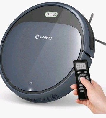 Coredy Robot Vacuum Cleaner, 1400pa strong Suction, Ultra Slim, Automatic