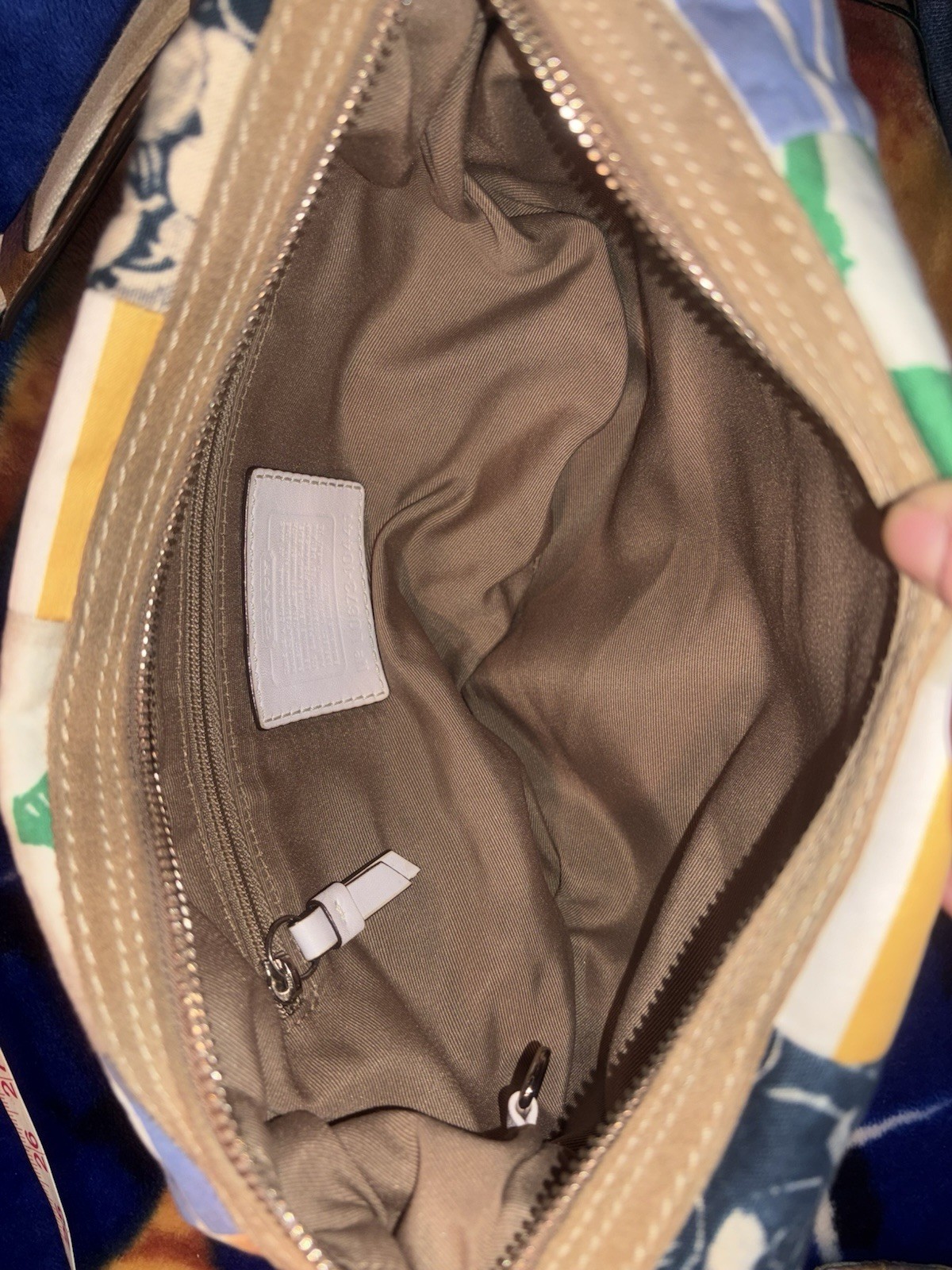 Y2K Coach Hampton Rainbow Patchwork Small Hobo Sh… - image 14