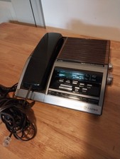 Vintage General Electric 7-4722 FM/AM Alarm Clock Radio Telephone, WORKING