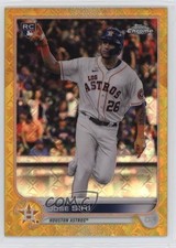 2022 Topps Chrome Logofractor Edition Gold Refractor 28/50 Jose Siri #9 0y0n