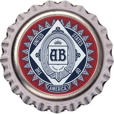 Budweiser Silver Bottle Cap - Anheuser-Busch