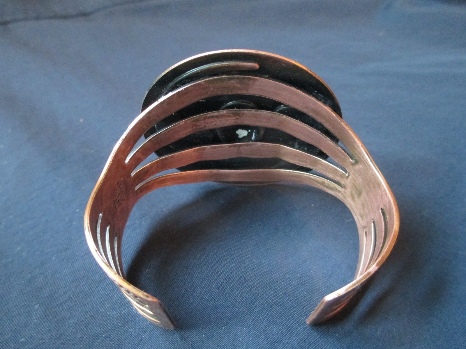 Native American Design Solid Copper Cuff  Bracelet - image 4