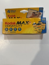 Kodak Max Versatility 35mm Color Film 4 Rolls 24 exposures ISO 400 Exp 5/2006