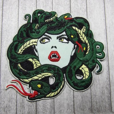 Snake Patch,Medusa Patch,Myth Of Olympus Patch,Embroidered Patch