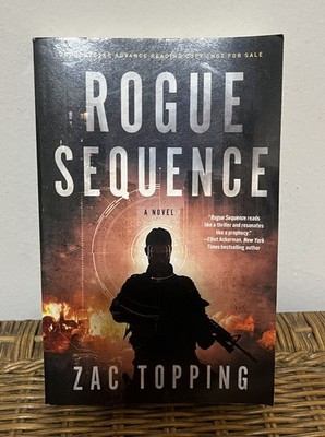 Rogue Sequence A Novel by Zac Topping Uncorrected Advance Reading Copy Paperback