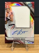Topps Bowman's Best Univ Carson Beck Georgia Prospect Jumbo Relic Auto / Serial