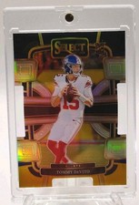 2023 Panini Select - Concourse Tommy DeVito #73 Black & Gold Prizm Die-Cut (RC)