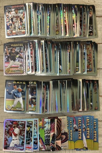 2024 Topps Chrome Base + Refractor + Parallel + Inserts Ohtani Witt Lot ...