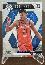 2024-25 Panini Mosaic NBA Debut Insert Yves Missi #255 (RC) New Orleans Pelicans