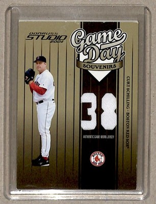 2004 Donruss Studio Game Day Souvenirs Curt Schilling 179/300 #GD