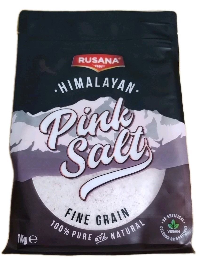 Rusana Himalayan Pink Salt Fine Grain 1KG