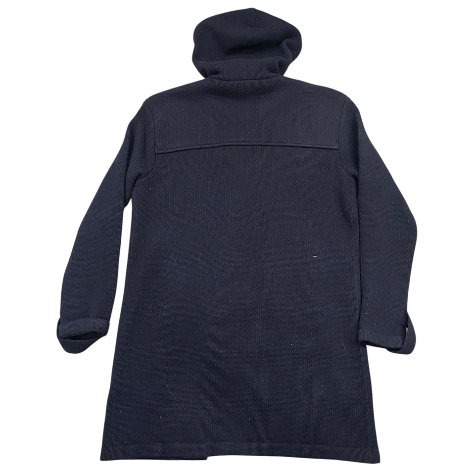 Cárdigan de lana vintage años 90 Polo deportivo corderos suéter palanca para hombre M azul marino Foto 2 de 4