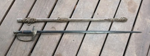 19th Century Woodman of the World Secret Society & Knights of Pythias Scabbard