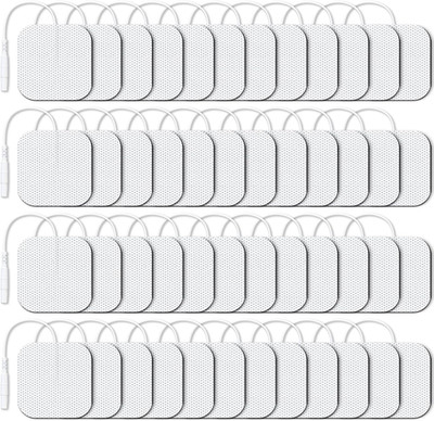 TENS Unit Electrode Pads 2''X2'' 48 Pcs Value Pack, Reusable Latex-Free |