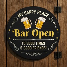 Bar Open Acrylic Sign Hanging Bar Signs For Home Bar Outside Bar Accessories