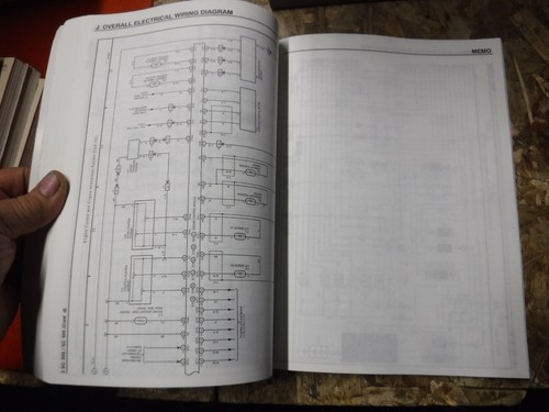 1999 LEXUS SC 400 300 ORIGINAL FACTORY ELECTRICAL WIRING DIAGRAMS MANUAL SERVICE - Picture 2 of 6