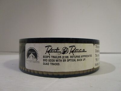 Rat Race  35mm Trailer Scope 2:33 - NEW UNPLAYED - Rowan Atkinson  (013)