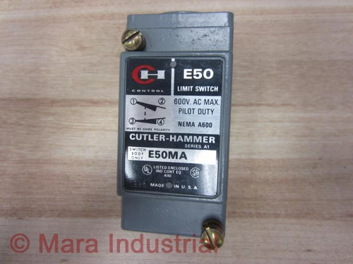 Cutler-Hammer E50MA Eaton Limit Switch E50MA
