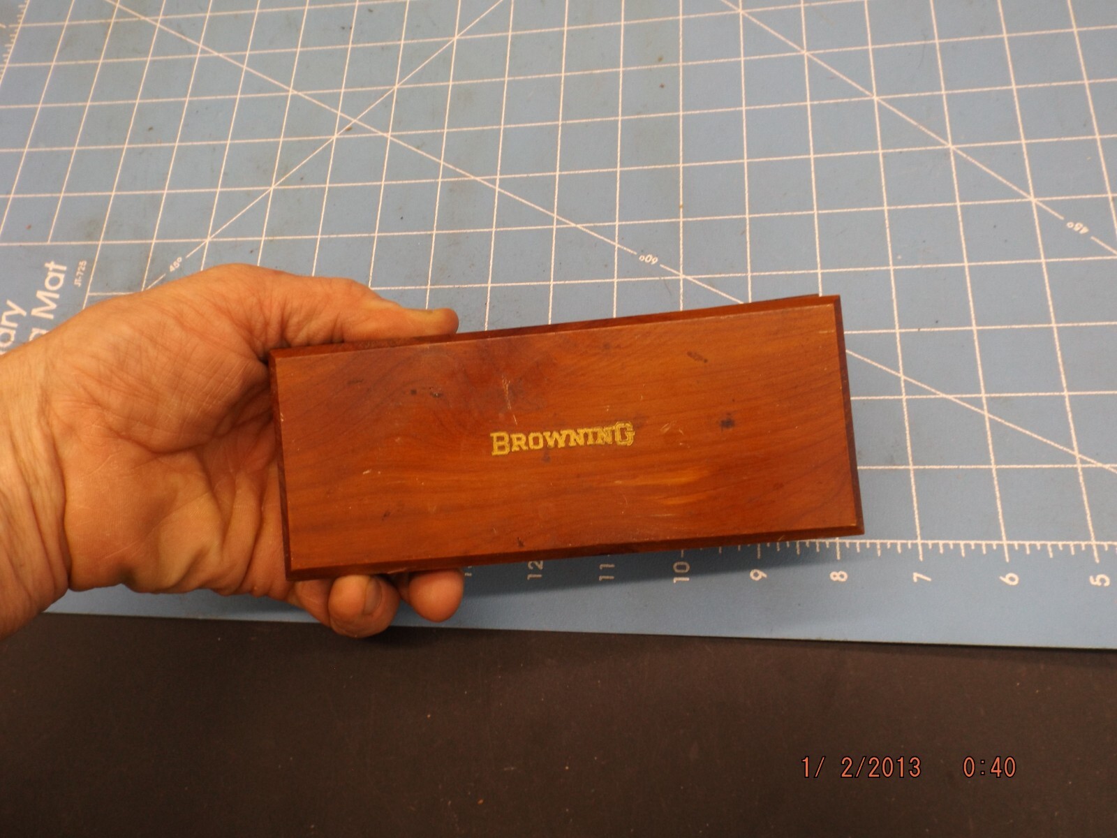 Vintage Browning Arkansas Combo Sharpening Stone OIlstone eBay