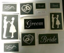 Etching stencil off cuts / seconds for etching on glass glassware present gift