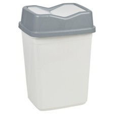 5/20/30/50L Plastic Waste Recycling Bin With Butterfly Lid for Kitchen or Office