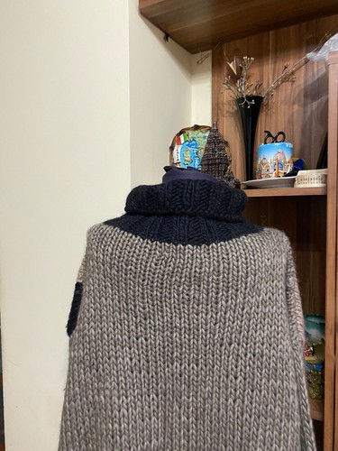 IVAN GRUNDAHL ALPACA BLEND OVERSIZED KNITTED PRINTED JUMPER-M - Picture 7 of 12