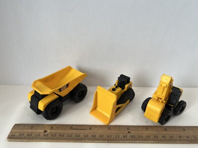 CAT Construction Mini Toy Set for Kids Ages 3+  Dump Truck, Loader, Excavator
