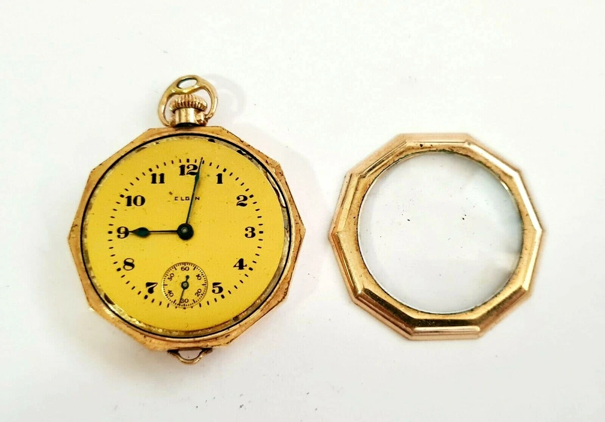 Elgin half hotsell hunter pocket watch