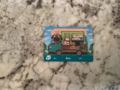 BEA #31 Animal Crossing New Leaf Welcome Amiibo Card North American RV Series