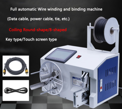 Automatic Wire winding and binding machine USB Data cable Power Coiling machine