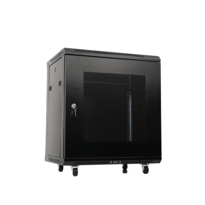 12HE Rack Gehäuse Netzwerkschrank Serverschrank Universal 19-Zoll Equipment Rack