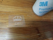 Amortisseur de direction Hyperpro CSC ensemble d'autocollants blancs en vinyl...