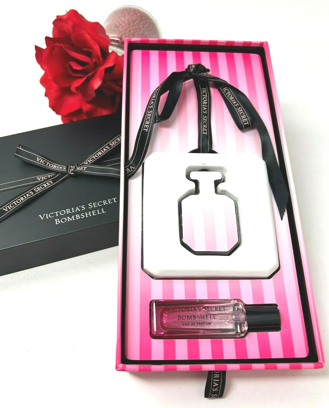 Victoria's Secret Bombshell Ceramic Diffuser & Perfume Spray .25 fl. Oz ...