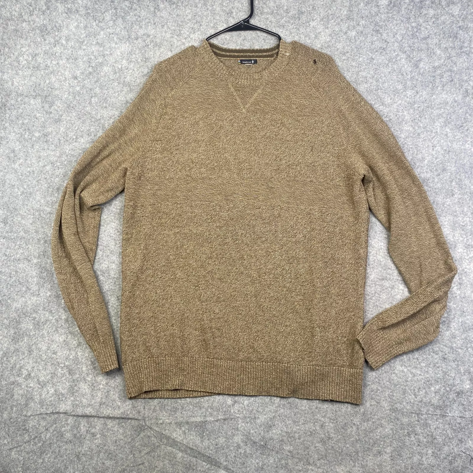 smartwool ripple ridge crew merino wool blend knit sweater