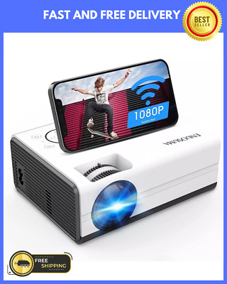 1080P HD Projektor Mini Tragbarer Heimkino Beamer Multimedia Video Projektor