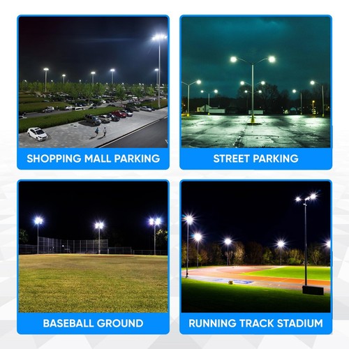 LED Parking Lot Light 150W/300W, Photocell, 5700K, IP65 for Pole Lights, Street - Picture 18 of 19