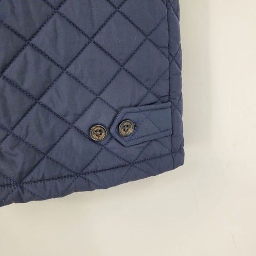 Polo Ralph Lauren Diamond Quilted Navy Blue Boy's Zip Up Puffer Vest Size 5 - Picture 6 of 8